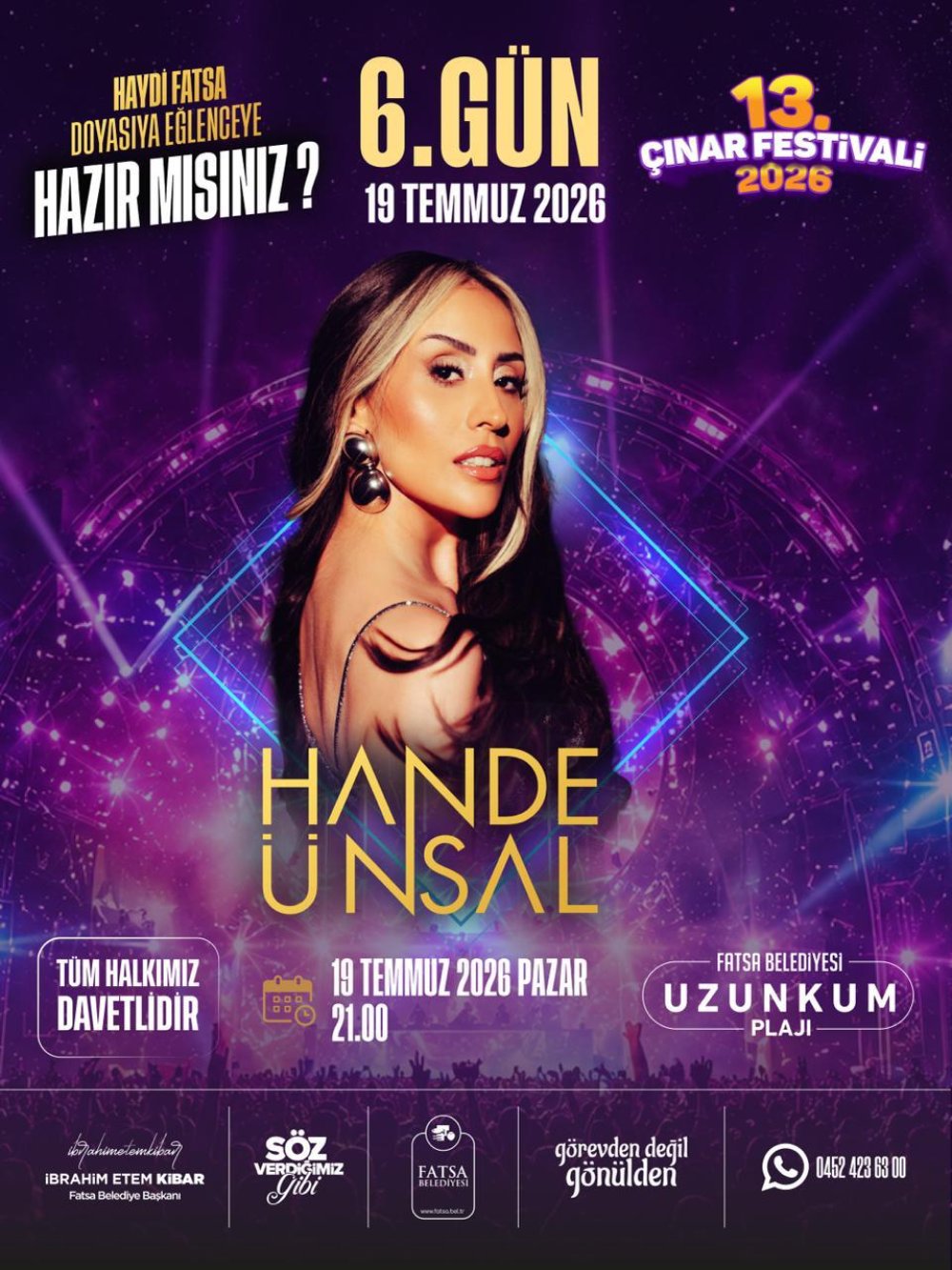 Hande Ünsal Konseri - 13. Çınar Festivali