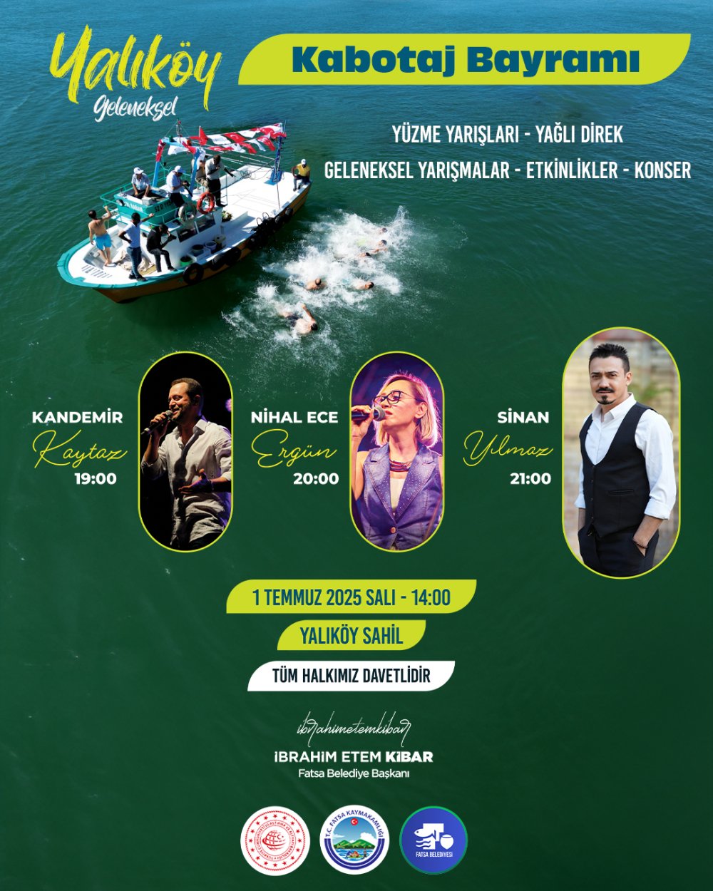 Yalıköy Geleneksel Kabotaj Bayramı Kutlamaları