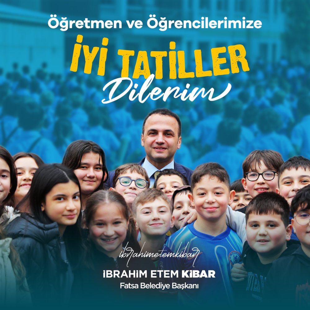 BAŞKAN KİBAR'DAN ÖĞRENCİLERE YARIYIL TATİLİ MESAJI