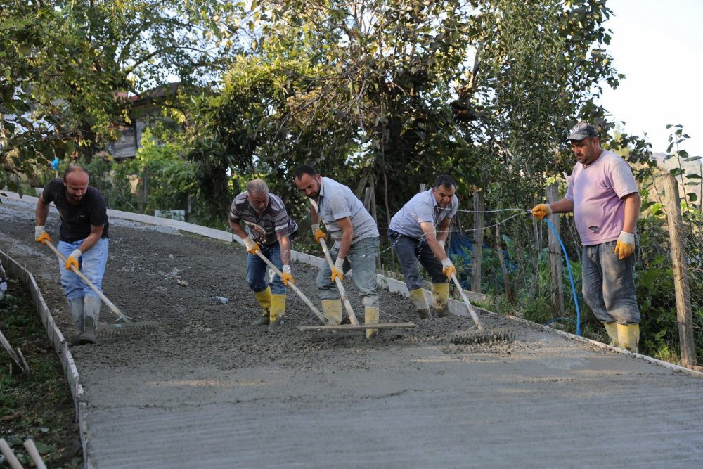 Beton Yol Eskiordu Halkını Çok Sevindirdi