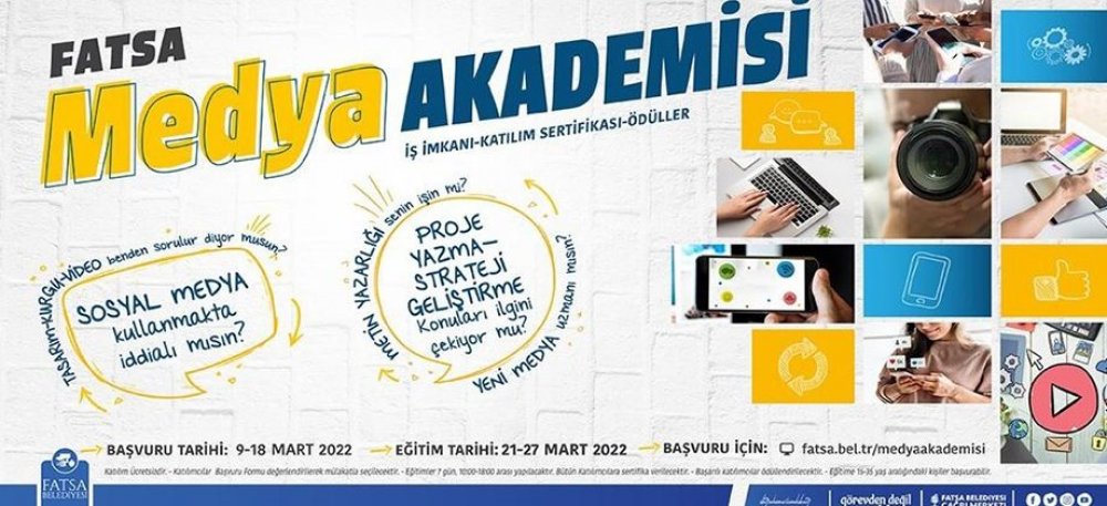 Fatsa Belediyesi Medya Akademisi Kayıtları Başladı