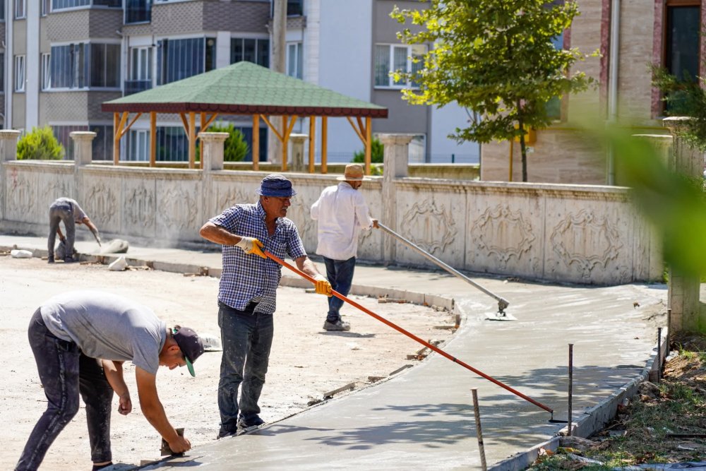 FATSA BELEDİYESİ’NDEN EVKAF MAHALLESİ’NDE ÜSTYAPI HAMLESİ
