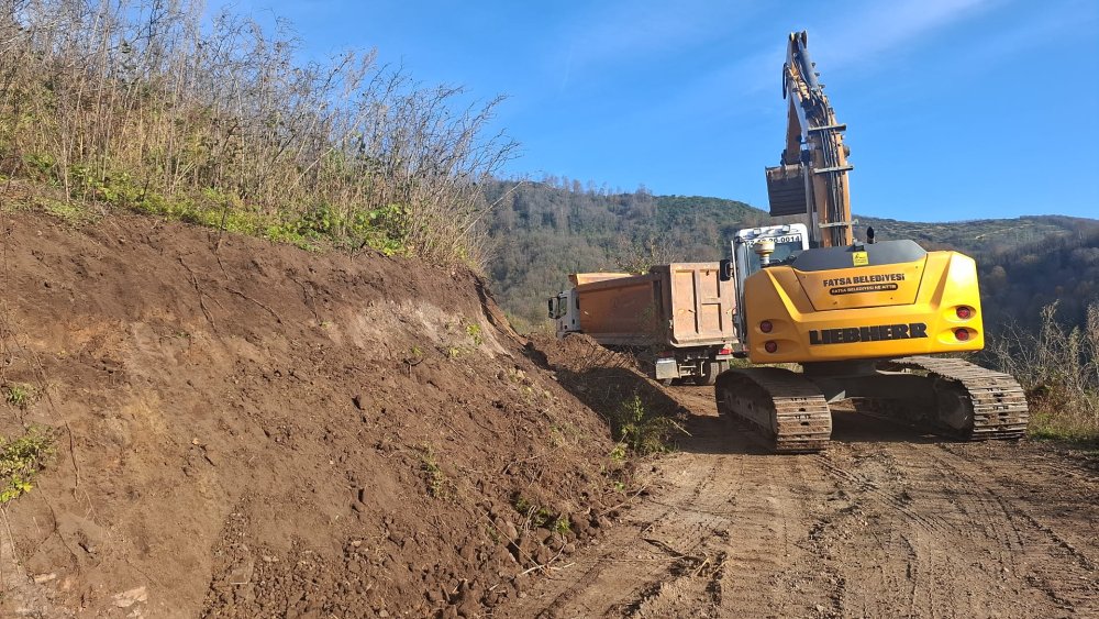 FATSA BELEDİYESİ’NDEN KIRSALDA YOĞUN TEMPO