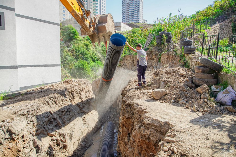 FATSA BELEDİYESİNDEN YAĞMUR SUYU SORUNUNA ÇÖZÜM