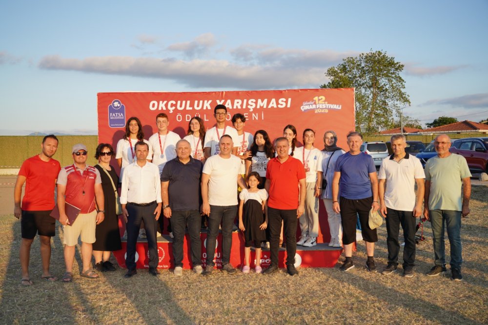 FATSA ÇINAR FESTİVALİ’NDE OKÇULUK HEYECANI: ŞAMPİYONLAR BELLİ OLDU