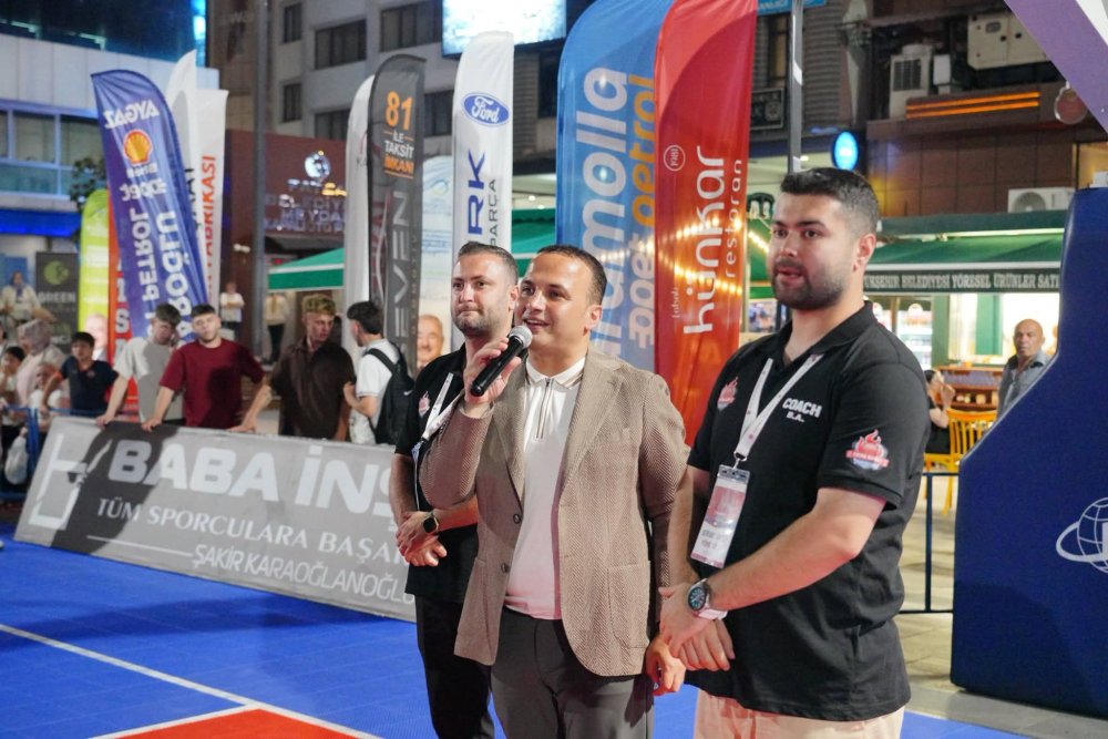 FATSA’DA 3x3 SOKAK BASKETBOLU HEYECANI ZİRVEDE!