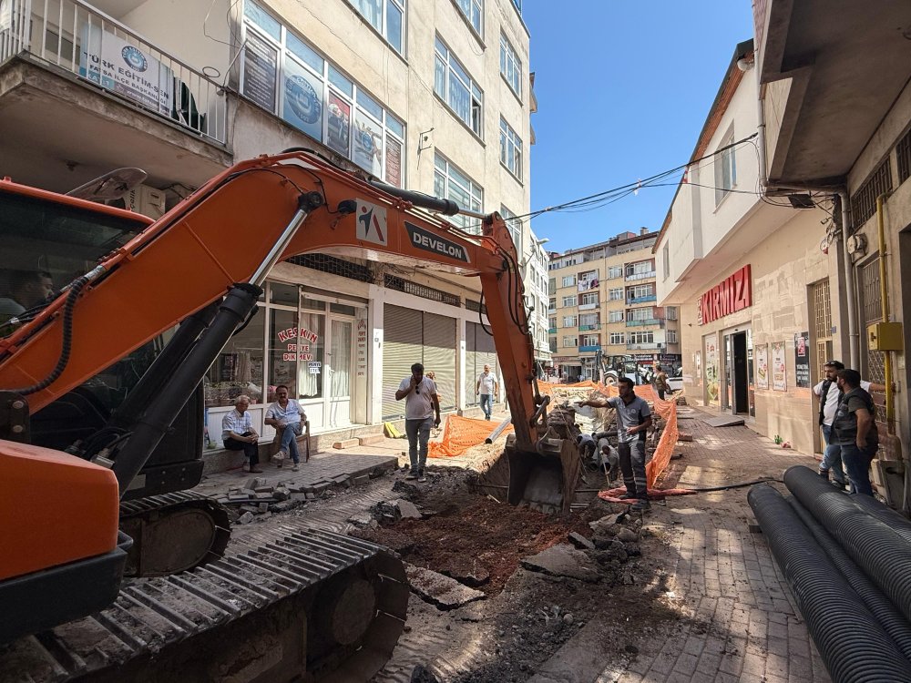 Fatsa Onur Sokak’ta Altyapı Yenileniyor