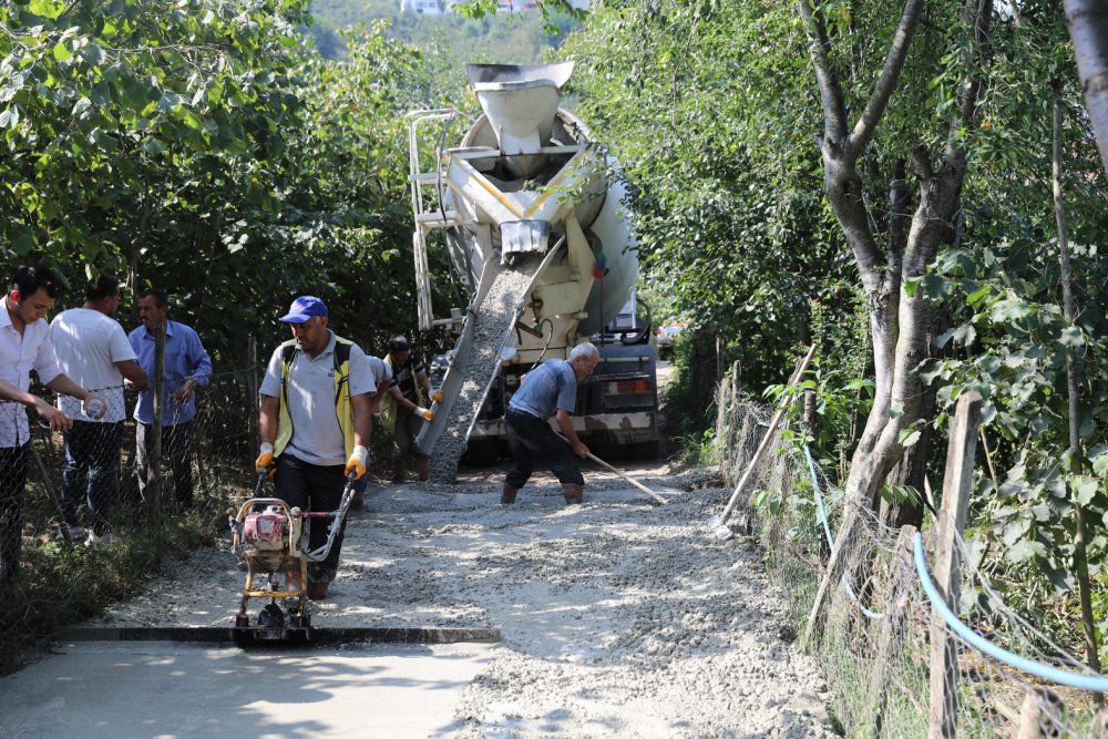 Kırsal Mahallelerin Yolu Şimdi Daha Konforlu